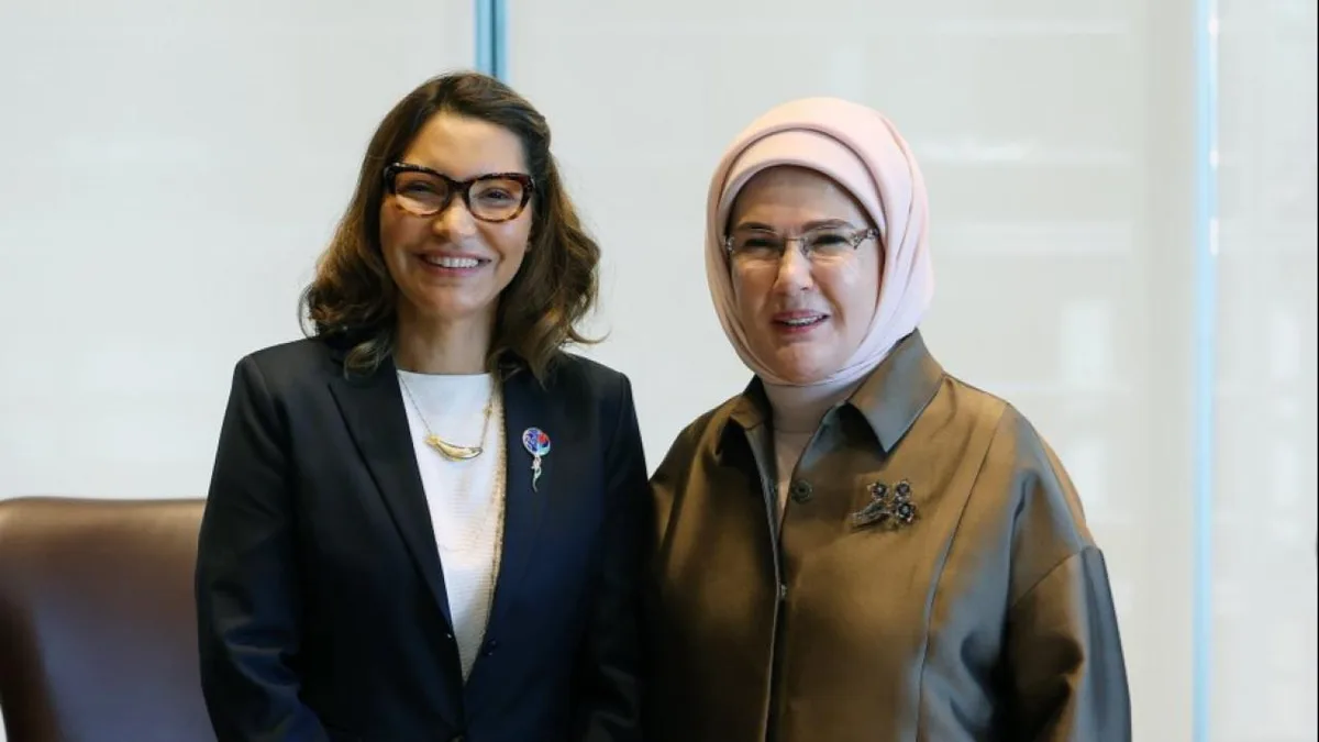 Emine Erdoğan Meets with Rosangela Lula da Silva in New York