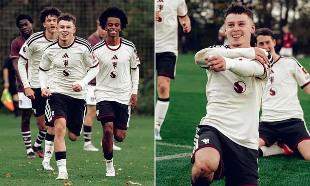 Kai Rooney marca cuatro goles con el sub-18 del Manchester United ante el Burnley