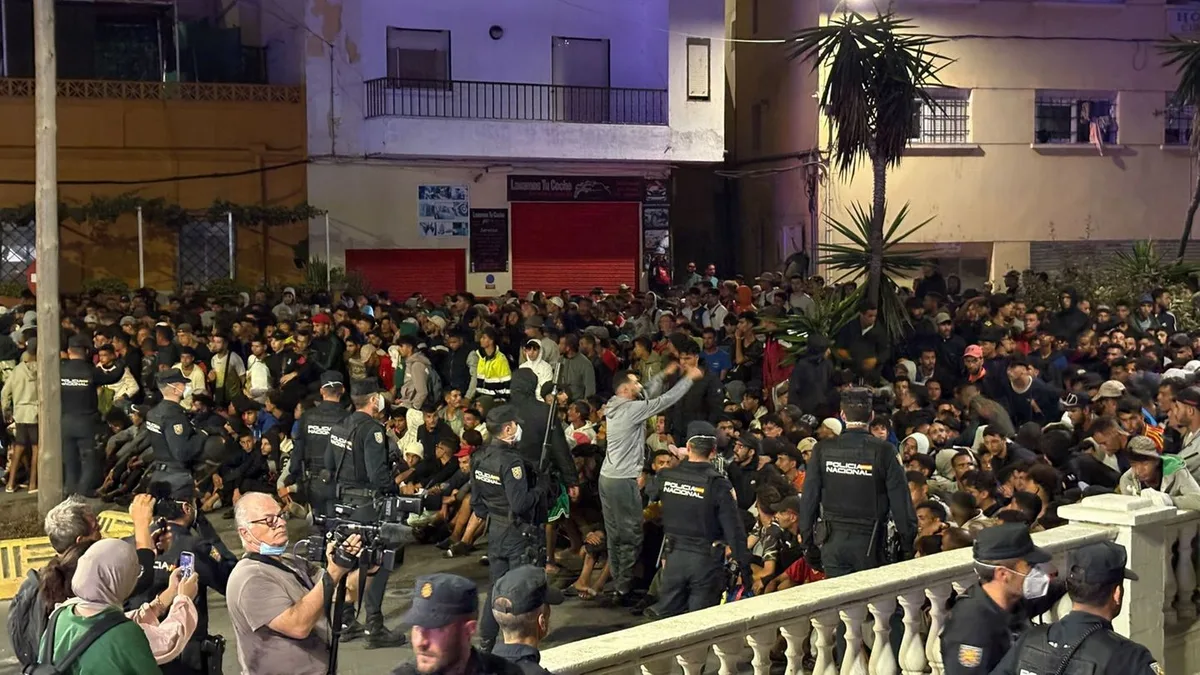 Tensions Rise During Migrant Relocation in Ceuta