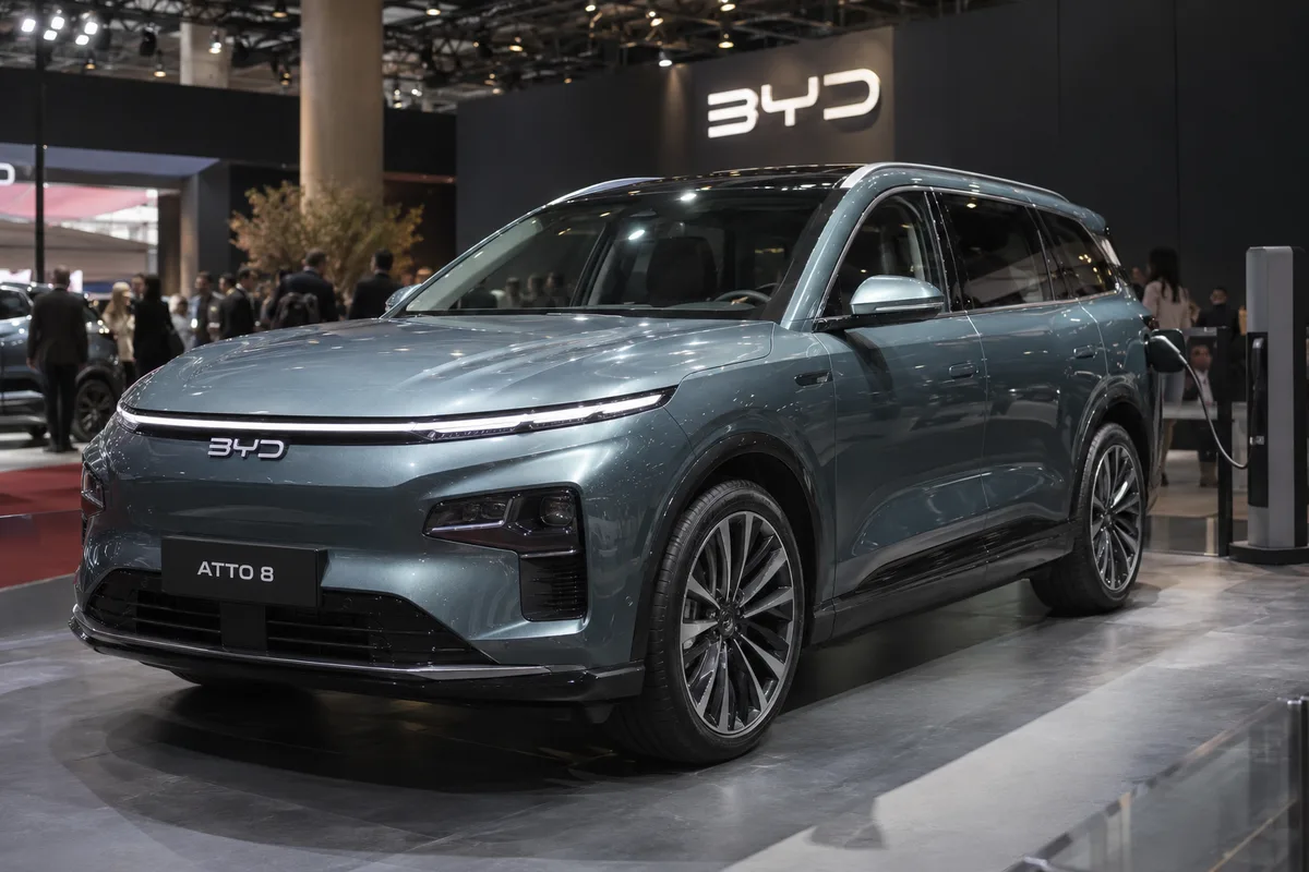 BYD presenta l’ATTO 8 a sette posti e dichiara una ricarica al 97% in nove minuti