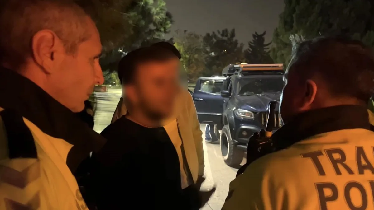 Bestuurder in Bursa krijgt boete van 25.000 lira na meting van 0,83 promille