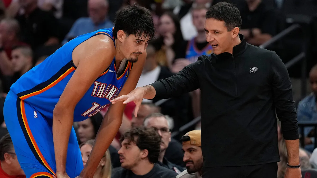 Aday Mara, Thunder'ın Suns'ı yendiği maçta NBA'deki ilk double-double'ını yaptı