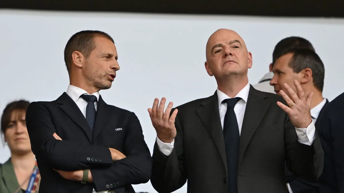 La UEFA exige un pago a la FIFA en medio de una lucha de poder en curso