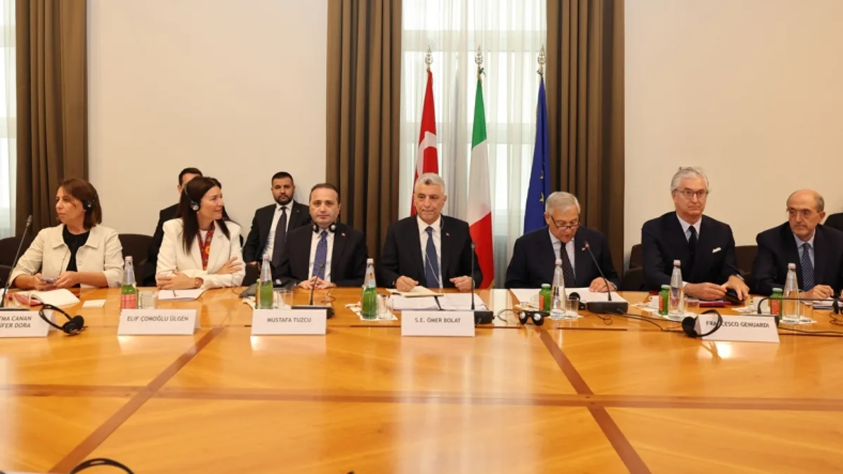 Turkey and Italy Aim to Reach $40 Billion in Trade Volume