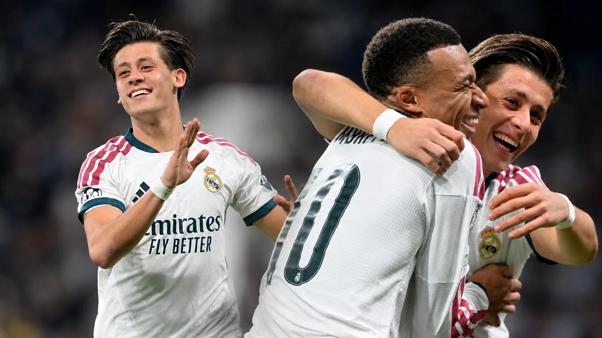 Arda Güler grapt na de zege van Real Madrid over het inpikken van Mbappés doelpunt