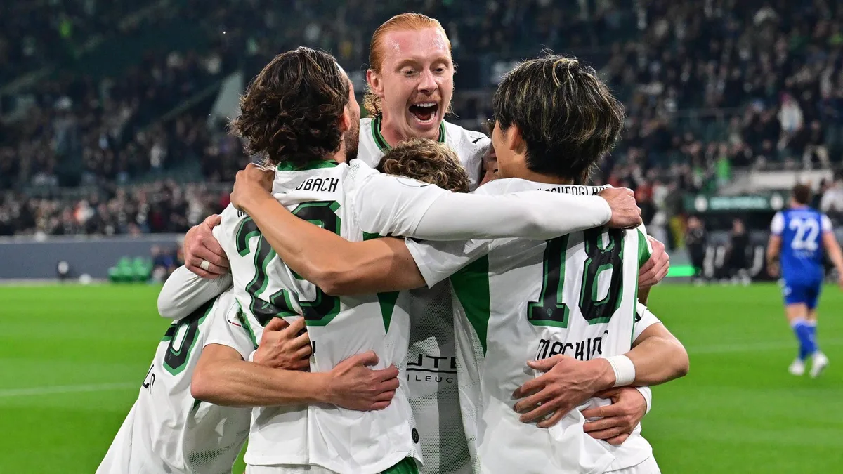 Le Borussia Mönchengladbach bat le Karlsruher SC et atteint les huitièmes de finale de la Coupe d’Allemagne malgré un carton rouge