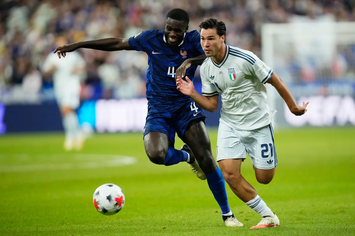 Francia e Italia empatan 1-1 en la UEFA Nations League