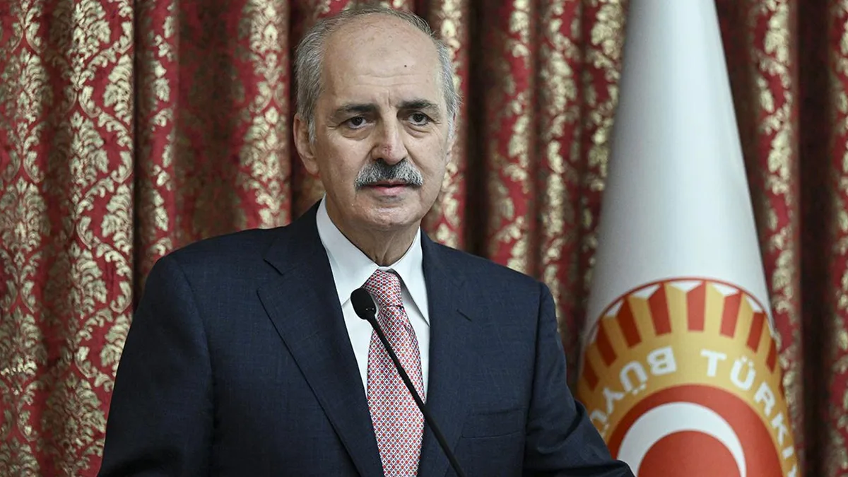 Turkish Parliament Speaker Numan Kurtulmuş: Terrorism will be removed from Turkey's agenda
