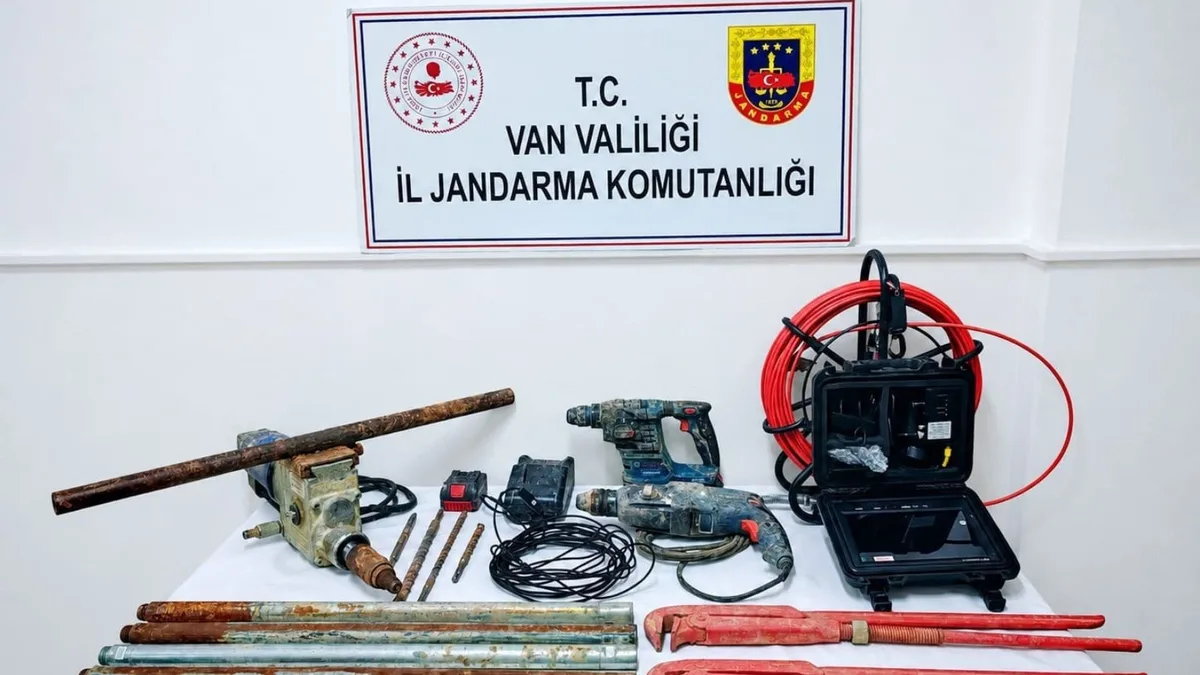 Two Suspects Caught Illegally Excavating at Protected Site in Van, Turkey