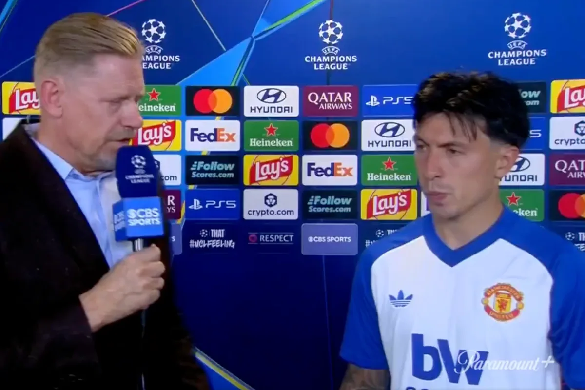 Peter Schmeichel Explains His Post-Match Interview with Lisandro Martinez