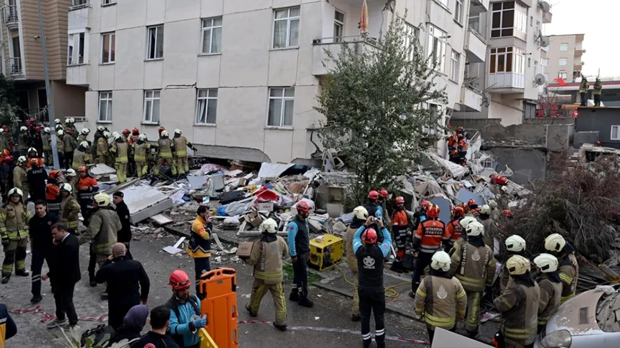 Two People Detained in Maltepe Building Collapse Investigation That Left Five Dead