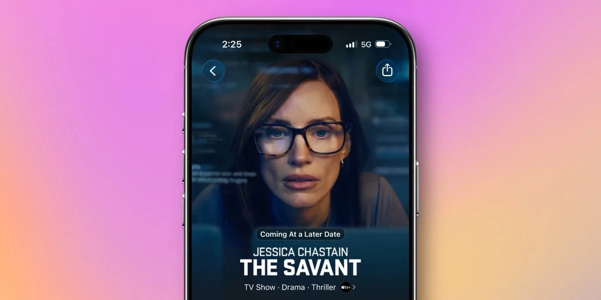 Jessica Chastain Thriller 'The Savant' für Frühjahr 2027 auf Apple TV angekündigt