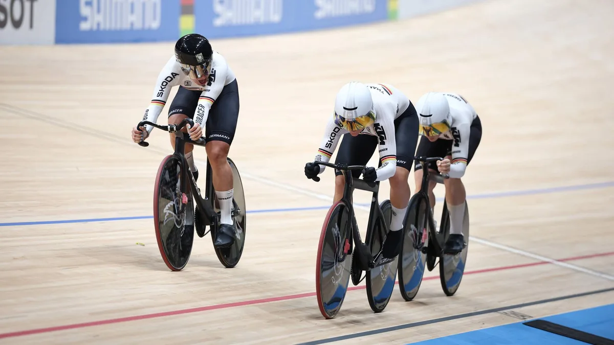 Les Allemandes décrochent le bronze en vitesse par équipes aux Mondiaux de cyclisme sur piste à Shanghai