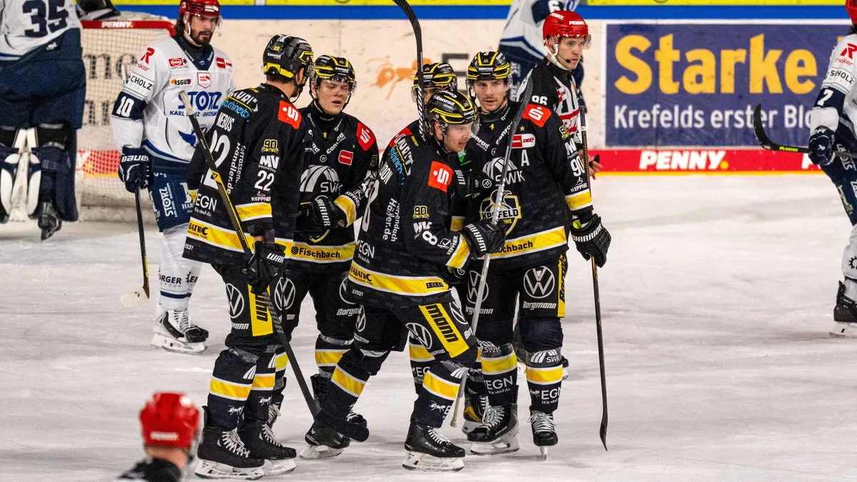 Krefeld Pinguine End Five-Game Losing Streak With Win Over Schwenninger Wild Wings
